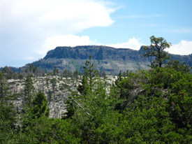 Dardanelles Cone and main structure, Tahoe to Yosemite Trail.